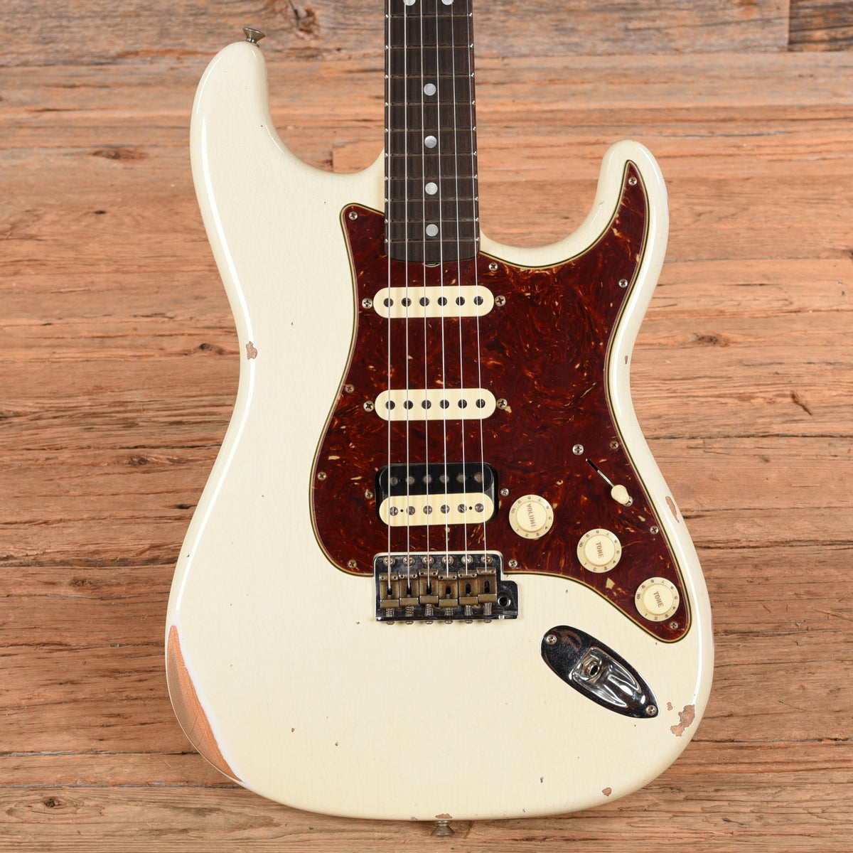 Fender Custom Shop '67 Stratocaster Heavy Relic Olympic White 2023 Electric Guitars