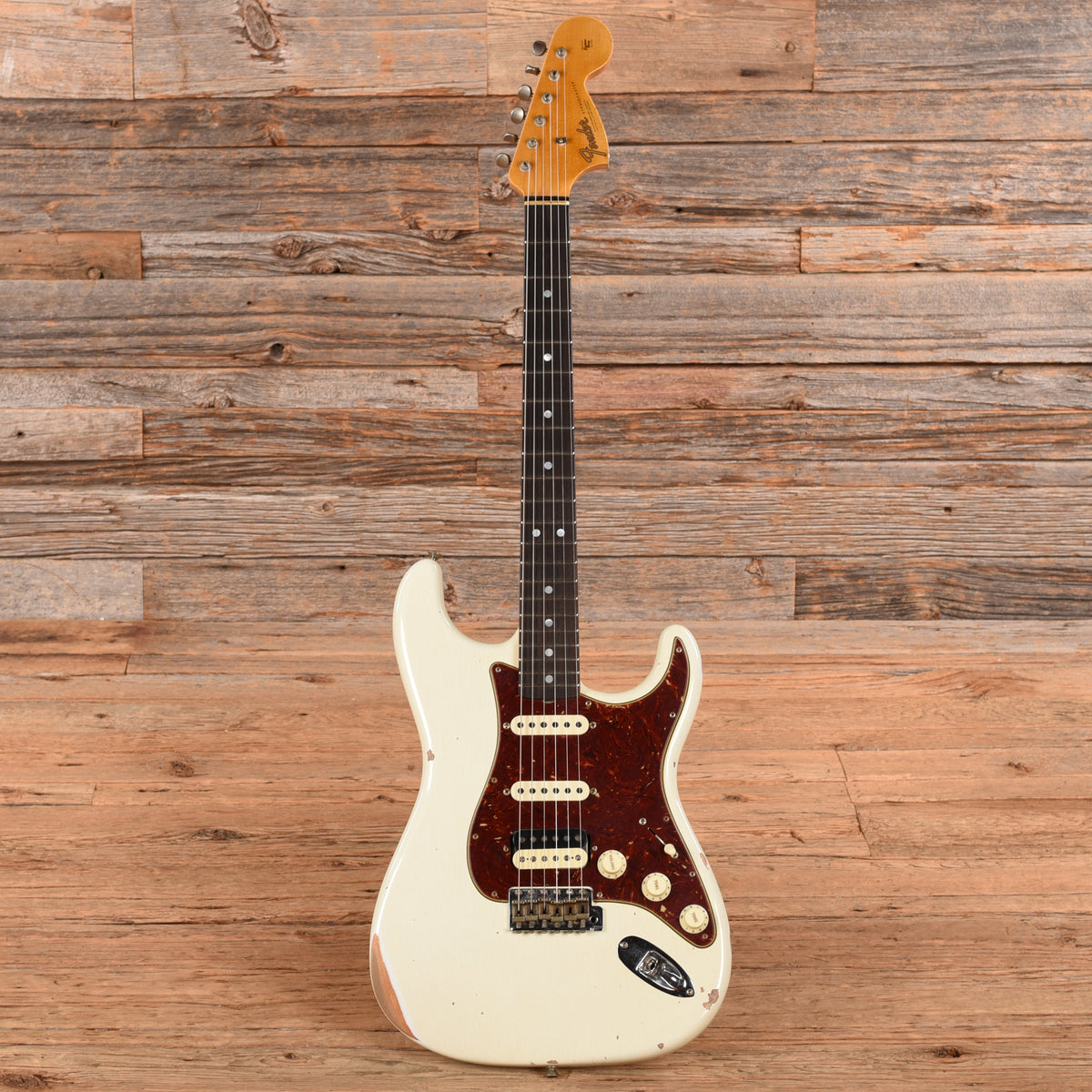 Fender Custom Shop '67 Stratocaster Heavy Relic Olympic White 2023 Electric Guitars