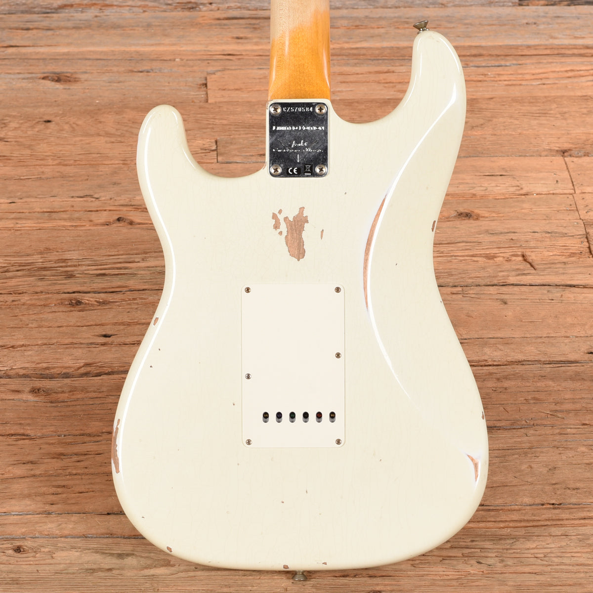 Fender Custom Shop '67 Stratocaster Heavy Relic Olympic White 2023 Electric Guitars