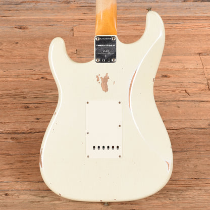 Fender Custom Shop '67 Stratocaster Heavy Relic Olympic White 2023 Electric Guitars