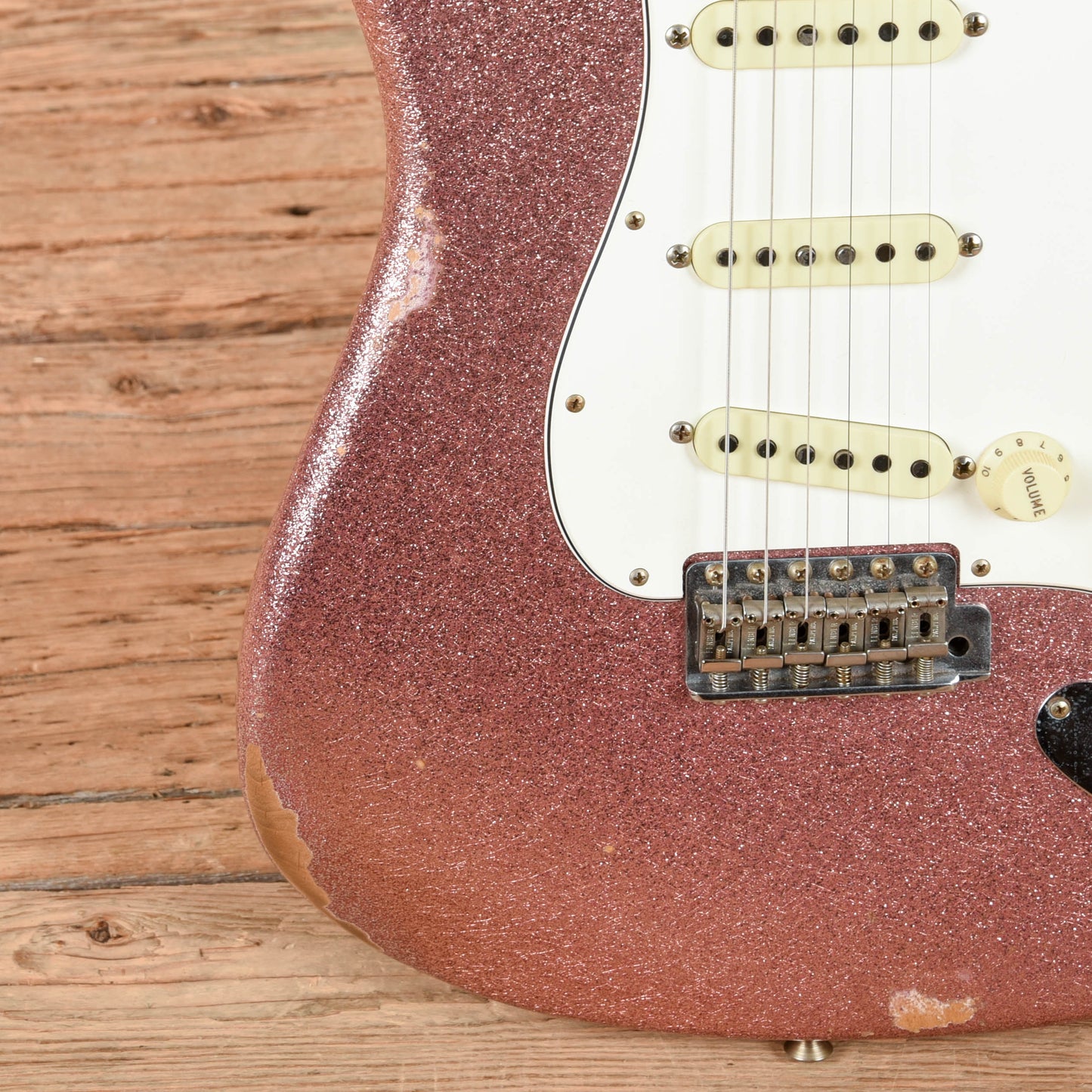 Fender Custom Shop '67 Stratocaster Reissue Relic Champagne Sparkle 2017 Electric Guitars
