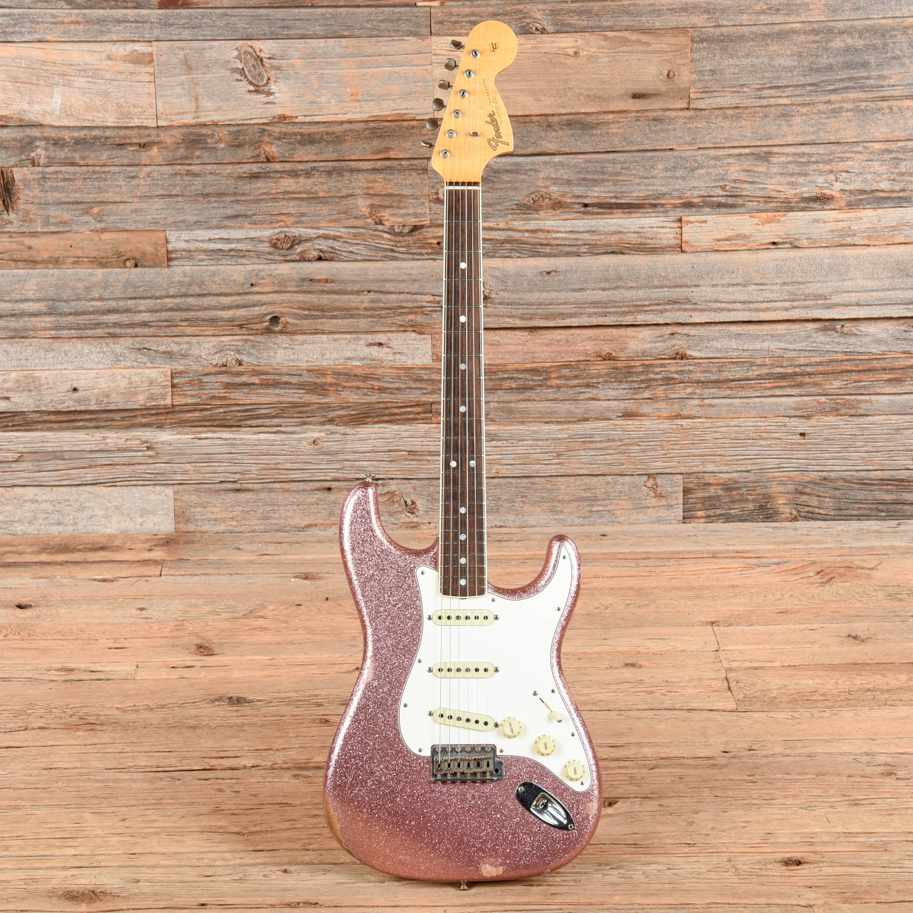 Fender Custom Shop '67 Stratocaster Reissue Relic Champagne Sparkle 2017 Electric Guitars