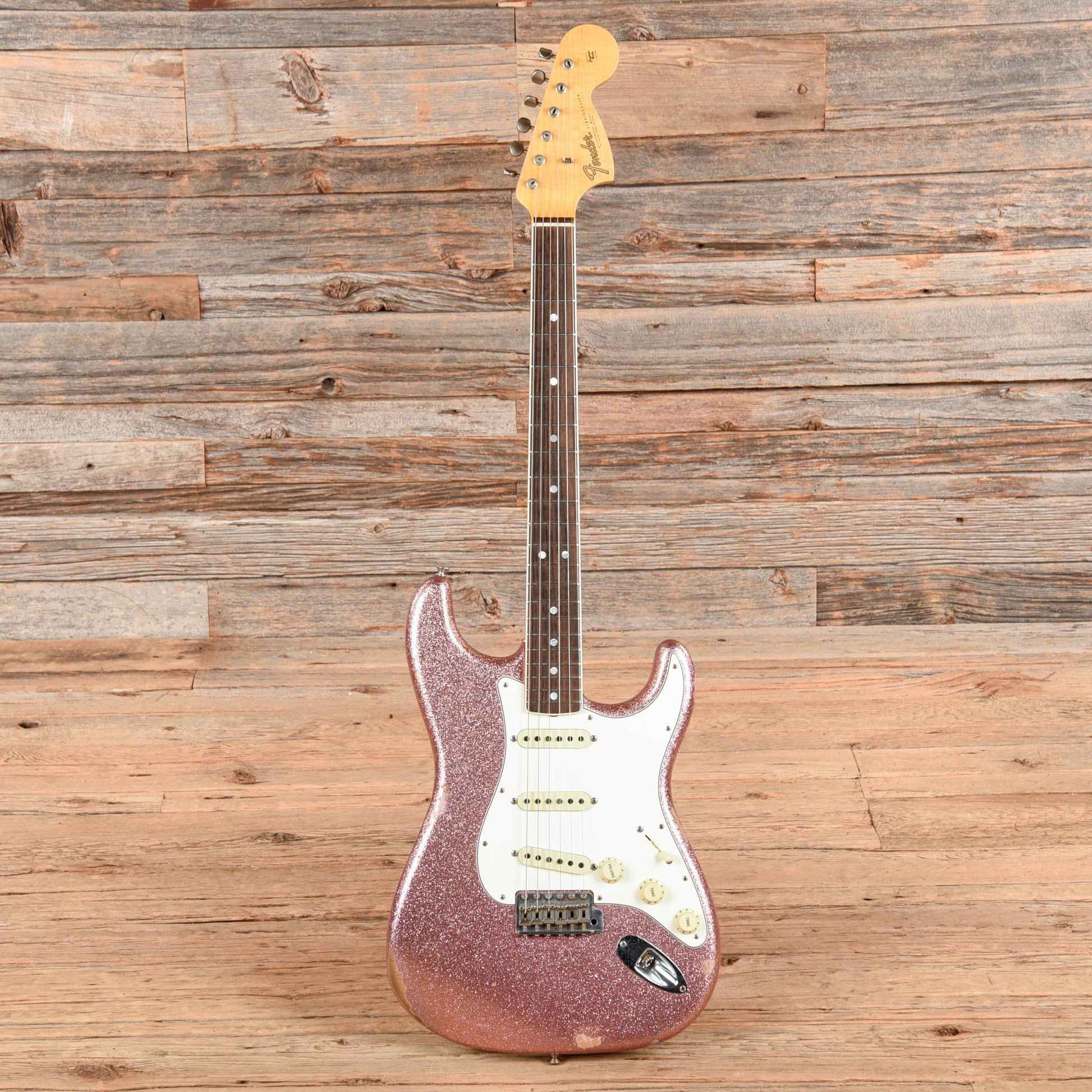 Fender Custom Shop '67 Stratocaster Reissue Relic Champagne Sparkle 2017 Electric Guitars