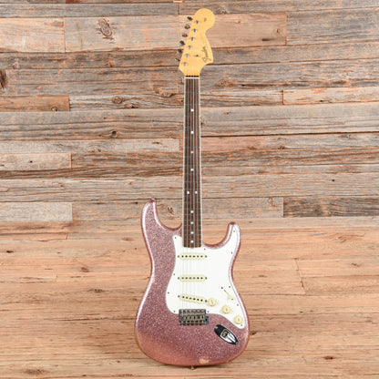 Fender Custom Shop '67 Stratocaster Reissue Relic Champagne Sparkle 2017 Electric Guitars