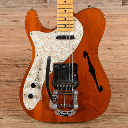 Fender Custom Shop '68 Telecaster Thinline Journeyman Relic Aged Natural 2025 LEFTY Electric Guitars