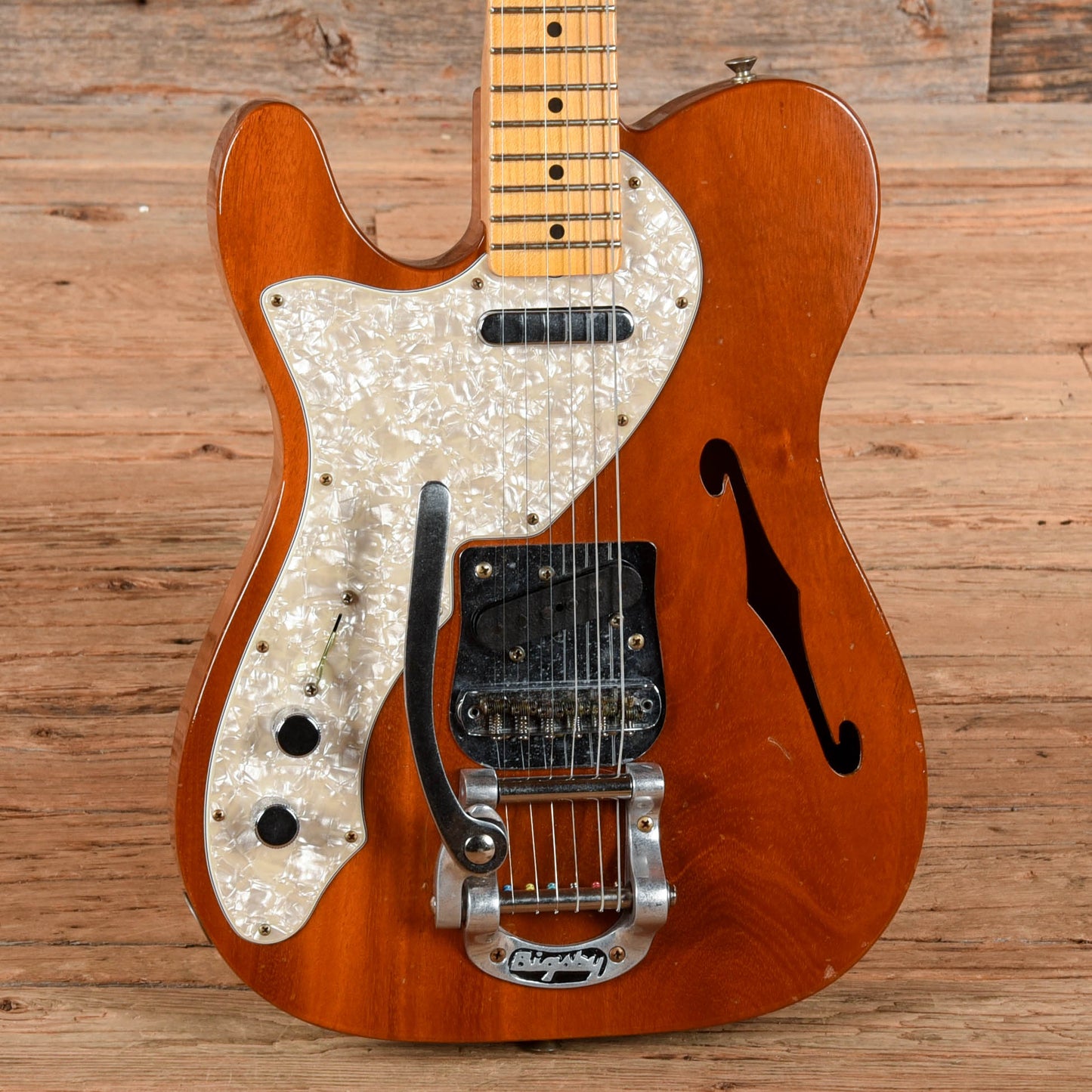 Fender Custom Shop '68 Telecaster Thinline Journeyman Relic Aged Natural 2025 LEFTY Electric Guitars