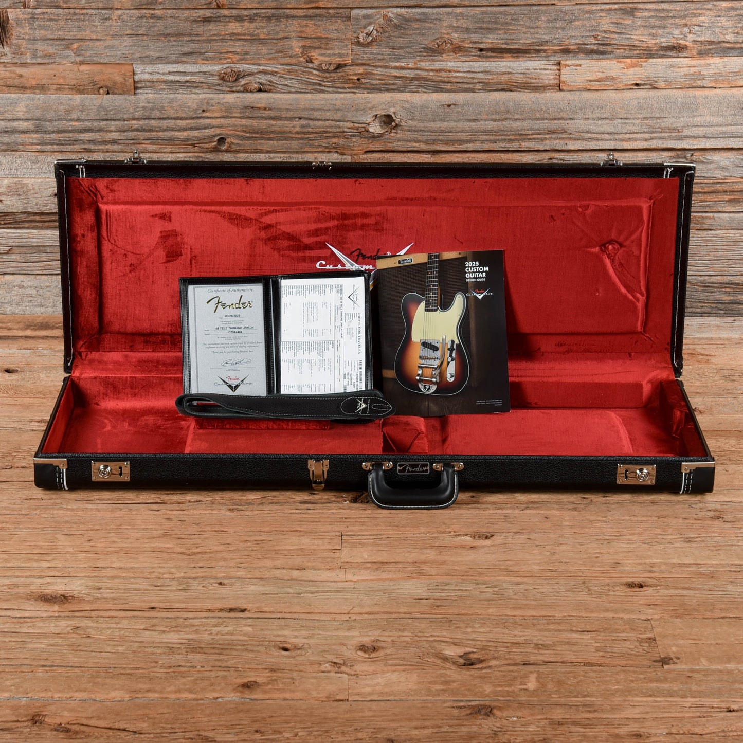 Fender Custom Shop '68 Telecaster Thinline Journeyman Relic Aged Natural 2025 LEFTY Electric Guitars