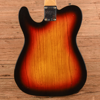 Fender Custom Shop '68 Telecaster Thinline Journeyman Relic Sunburst 2024 Electric Guitars