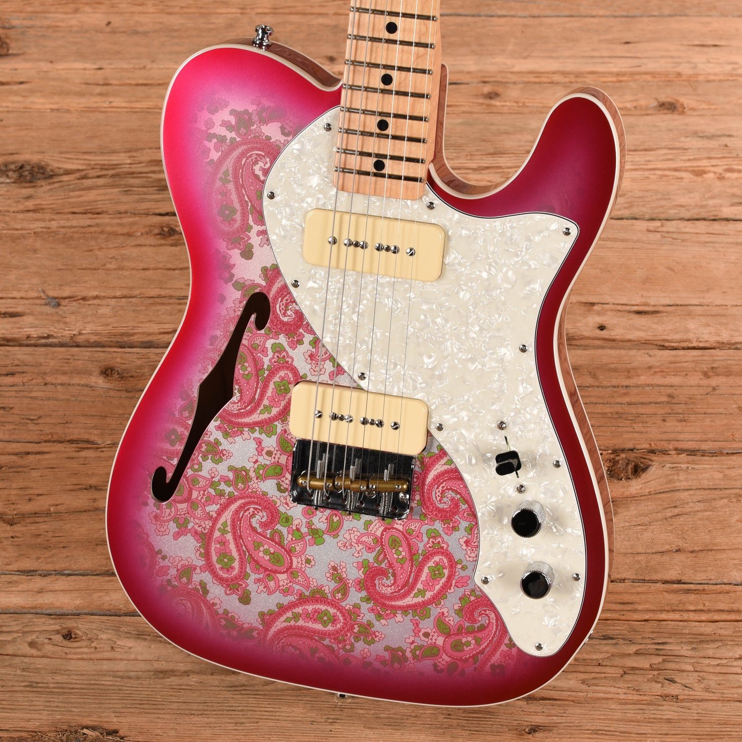Fender Custom Shop '68 Telecaster Thinline Paisley 2025 Electric Guitars