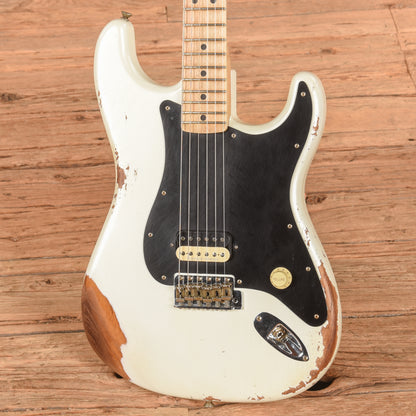 Fender Custom Shop '69 Stratocaster Heavy Relic Faded Frost White 2023 Electric Guitars