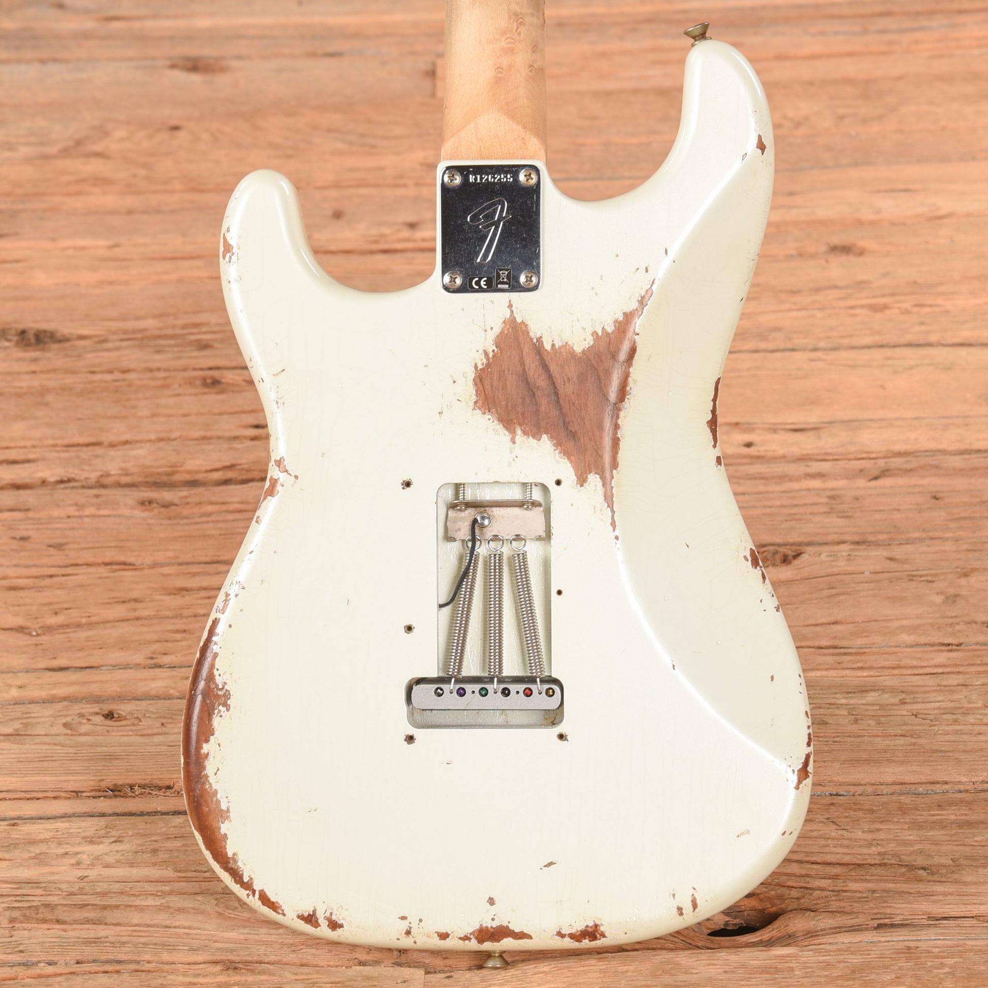 Fender Custom Shop '69 Stratocaster Heavy Relic Faded Frost White 2023 Electric Guitars