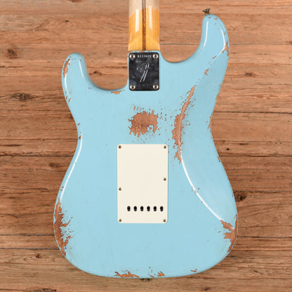 Fender Custom Shop '69 Stratocaster Relic Daphne Blue 2023 Electric Guitars