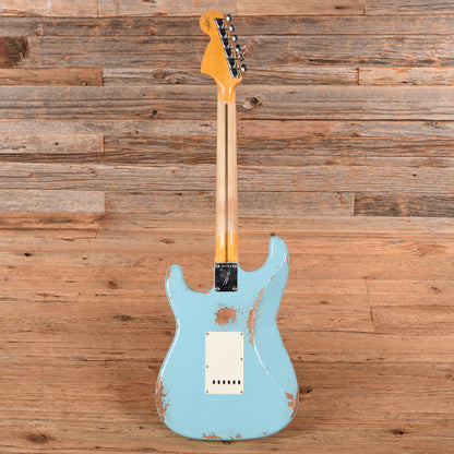 Fender Custom Shop '69 Stratocaster Relic Daphne Blue 2023 Electric Guitars