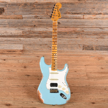 Fender Custom Shop '69 Stratocaster Relic Daphne Blue 2023 Electric Guitars