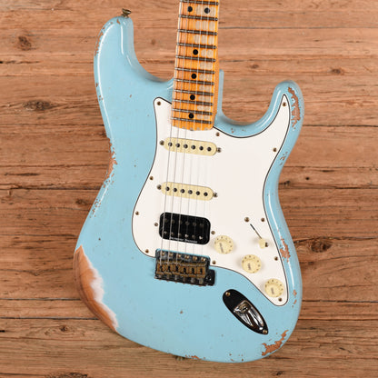 Fender Custom Shop '69 Stratocaster Relic Daphne Blue 2023 Electric Guitars