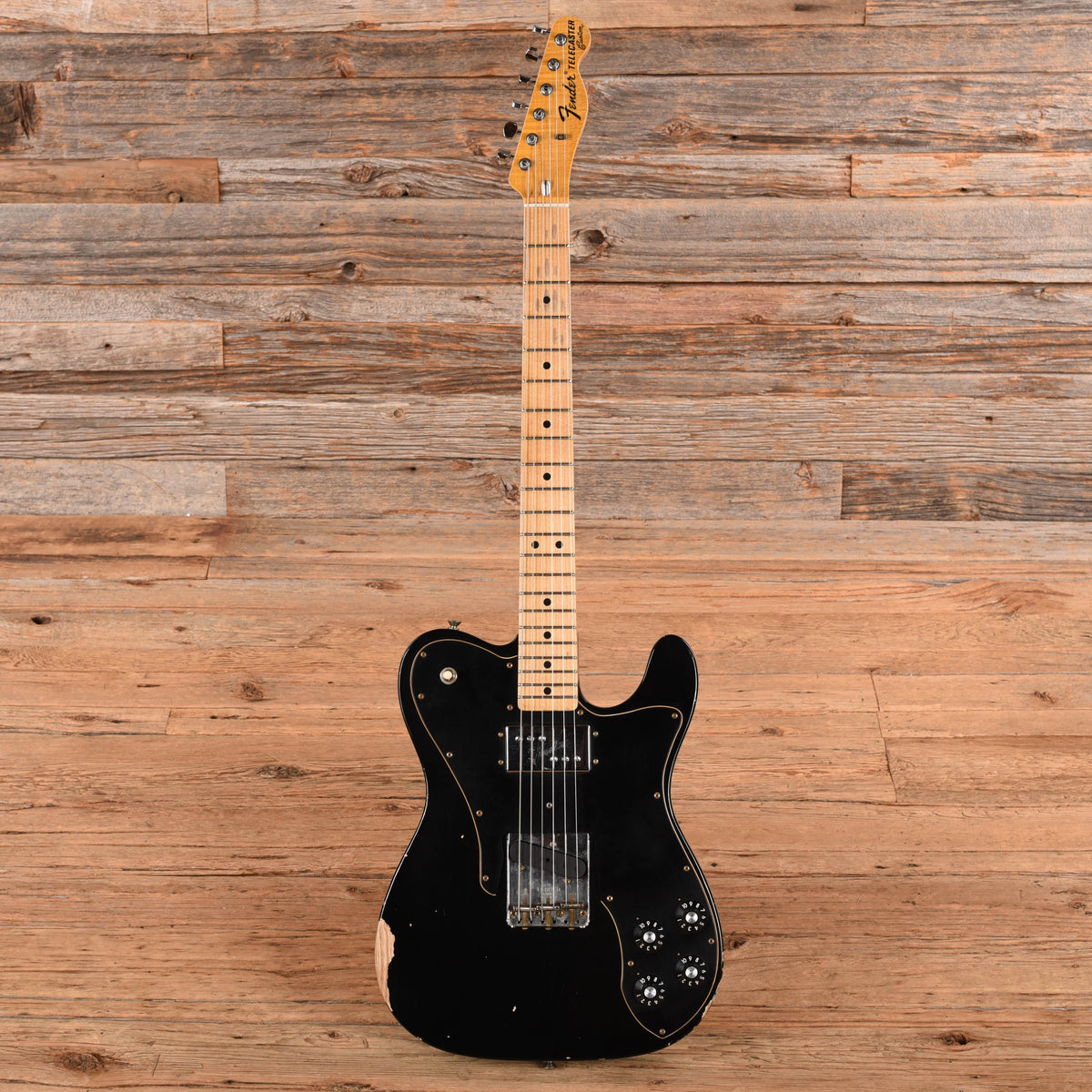 Fender Custom Shop 70s Telecaster Custom Black 2022 Electric Guitars