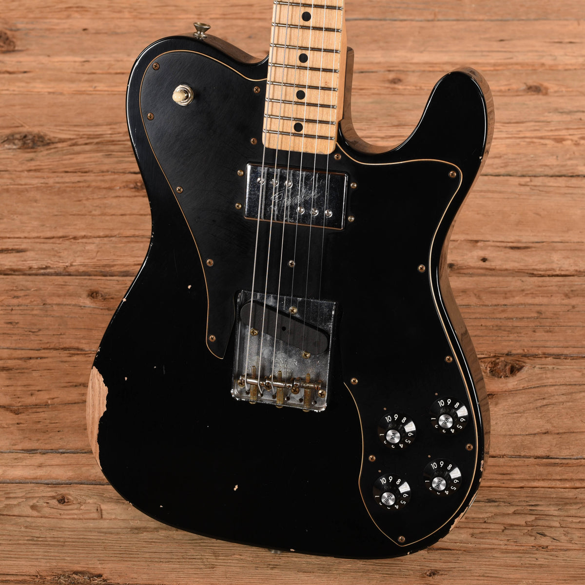 Fender Custom Shop 70s Telecaster Custom Black 2022 Electric Guitars
