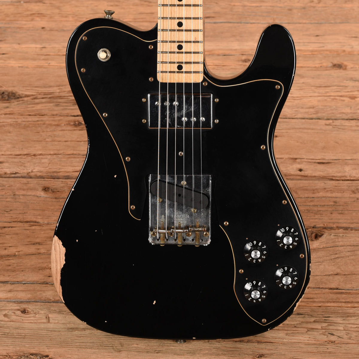 Fender Custom Shop 70s Telecaster Custom Black 2022 Electric Guitars