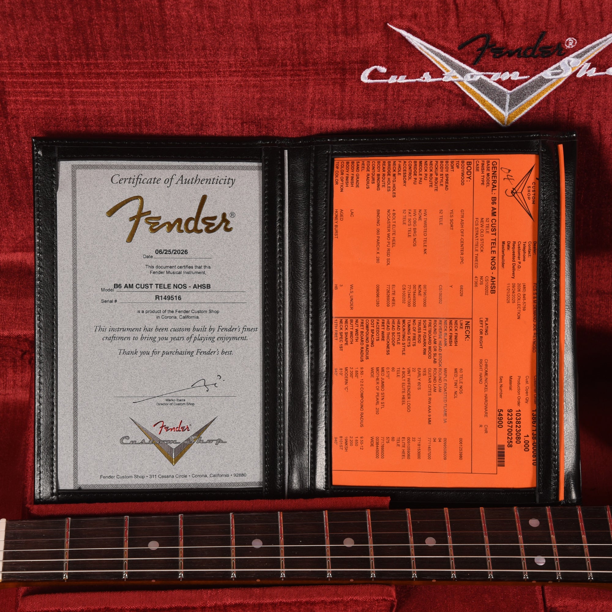 Fender Custom Shop American Custom Telecaster NOS Aged Honey Burst Electric Guitars