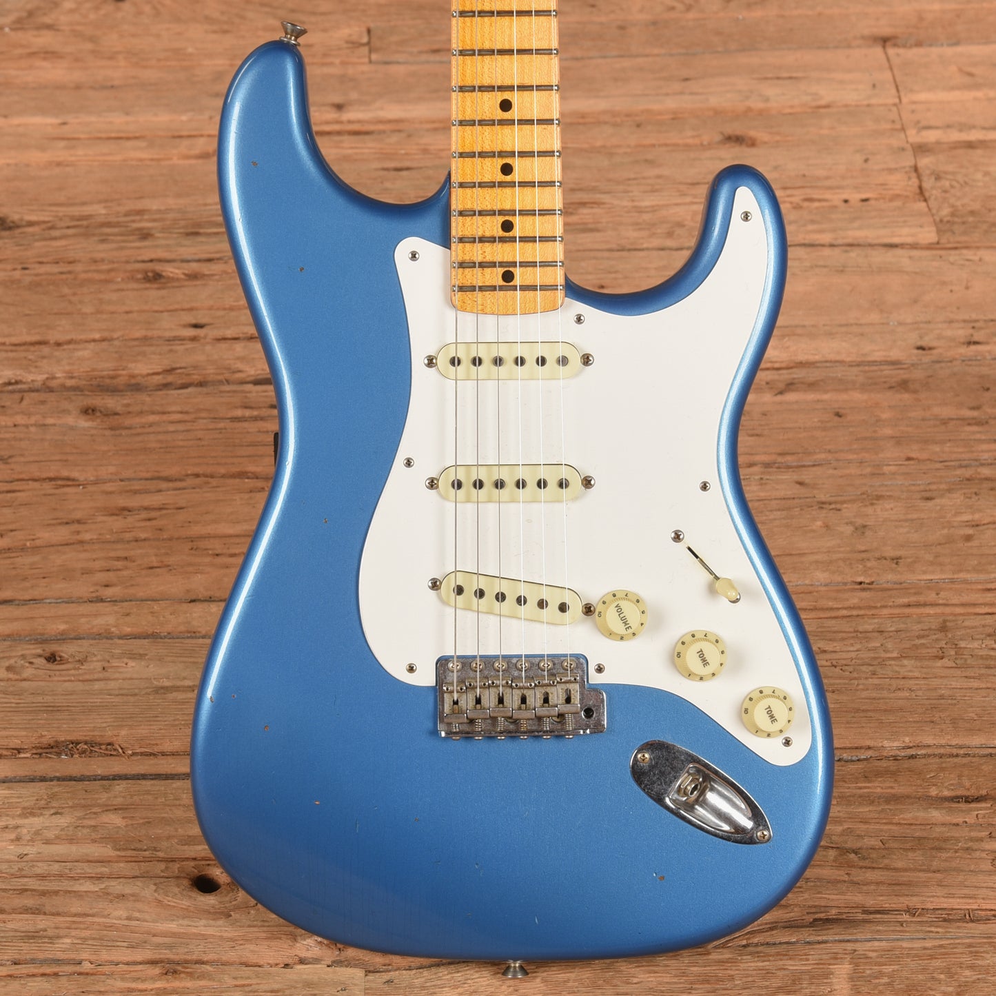 Fender Custom Shop Ancho Poblano '56 Stratocaster Journeyman Relic Lake Placid Blue 2019 Electric Guitars
