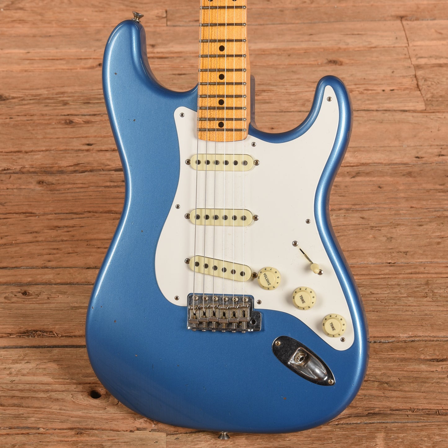 Fender Custom Shop Ancho Poblano '56 Stratocaster Journeyman Relic Lake Placid Blue 2019 Electric Guitars