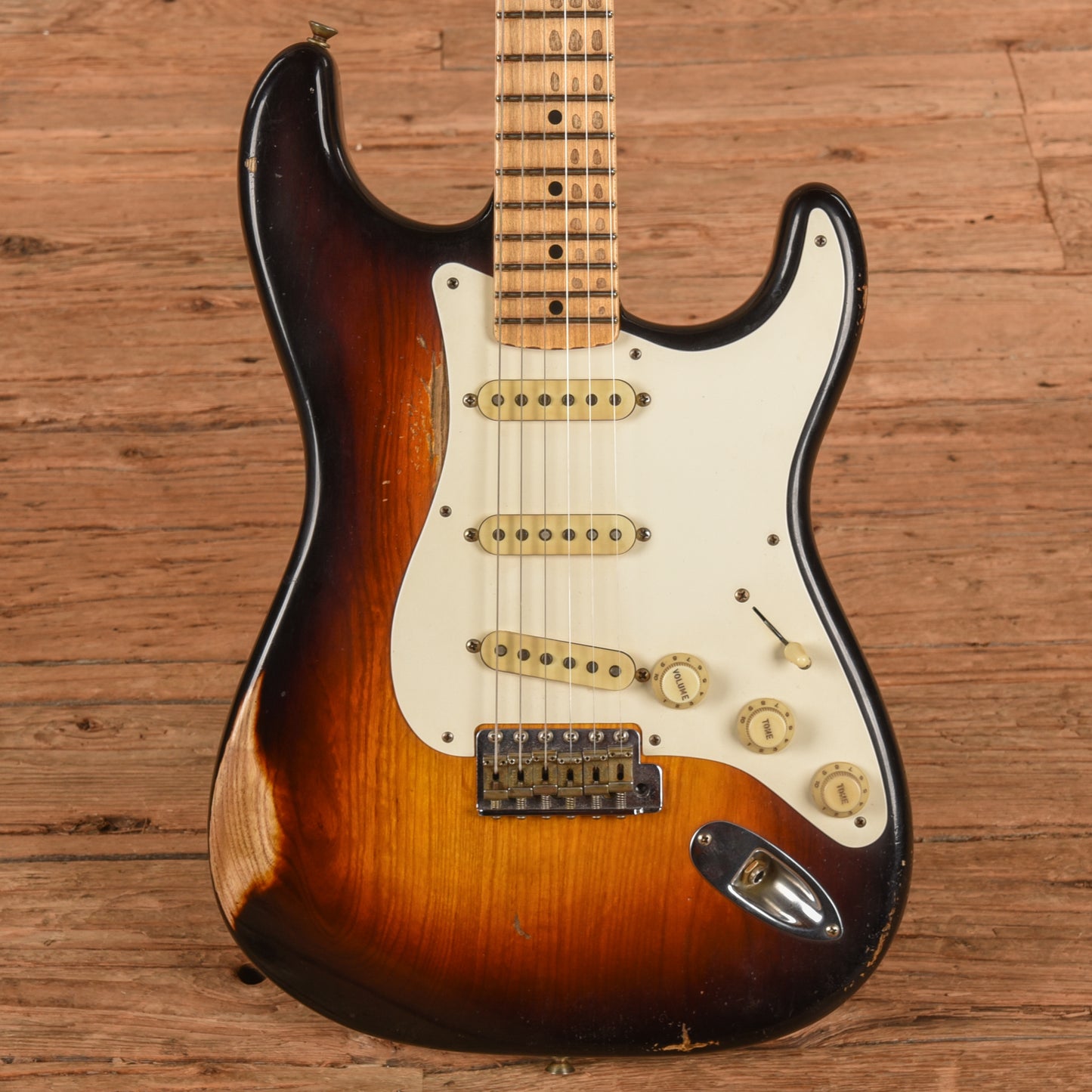 Fender Custom Shop Andy Hicks Masterbuilt '57 Stratocaster Journeyman Relic Sunburst 2024 Electric Guitars