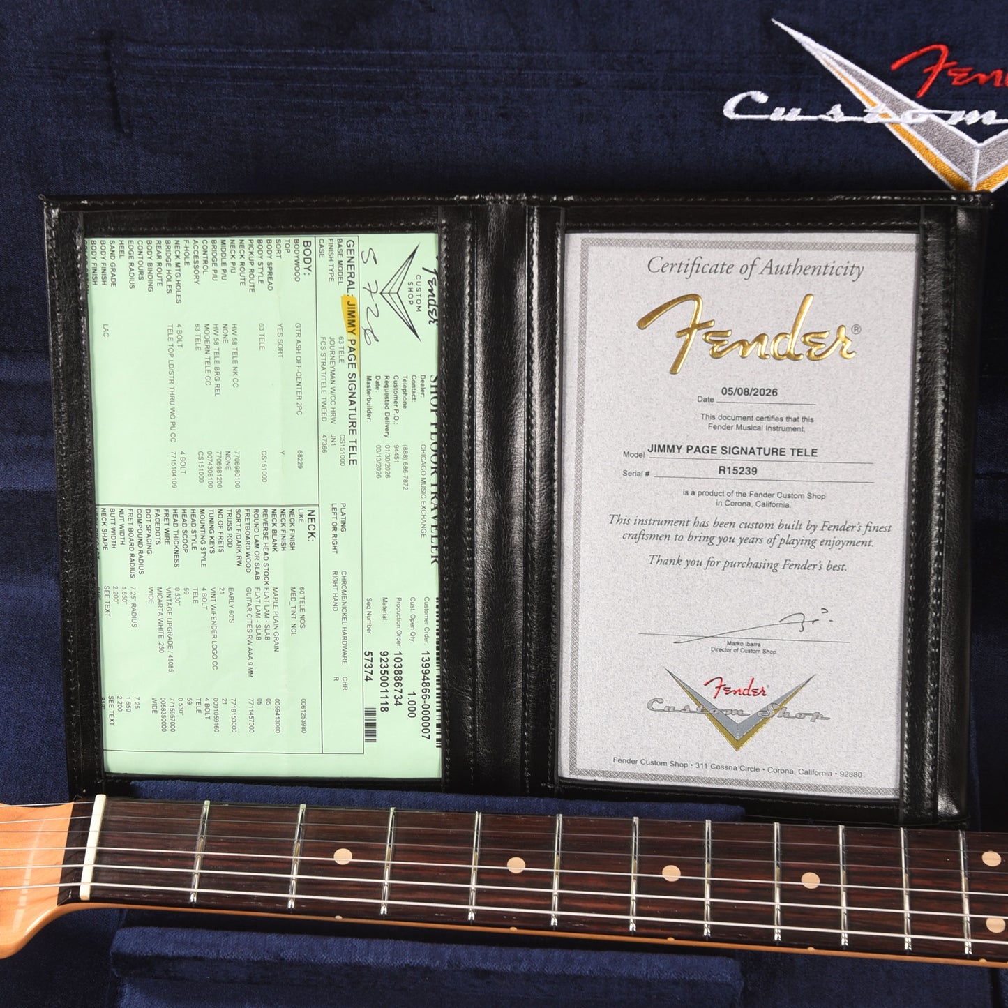 Fender Custom Shop Artist Jimmy Page Signature Telecaster Journeyman Relic White Blonde Electric Guitars