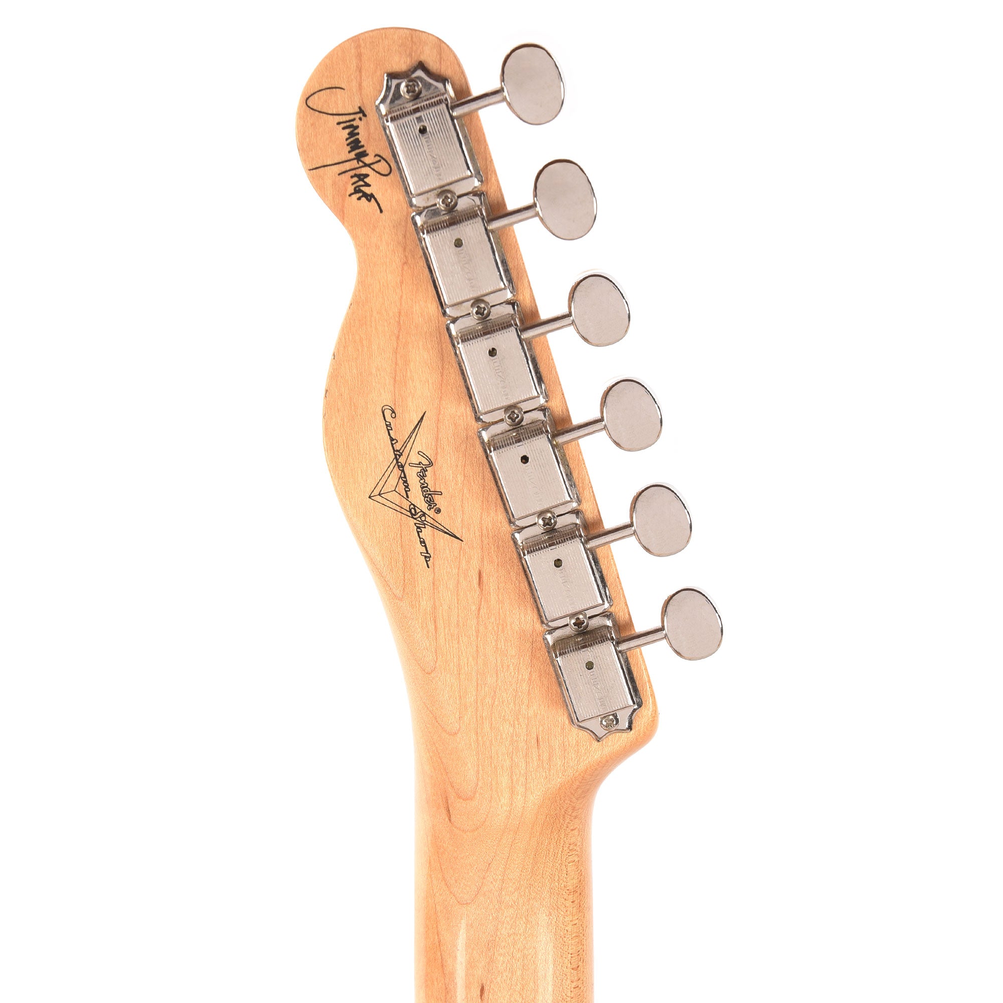 Fender Custom Shop Artist Jimmy Page Signature Telecaster Journeyman Relic White Blonde Electric Guitars