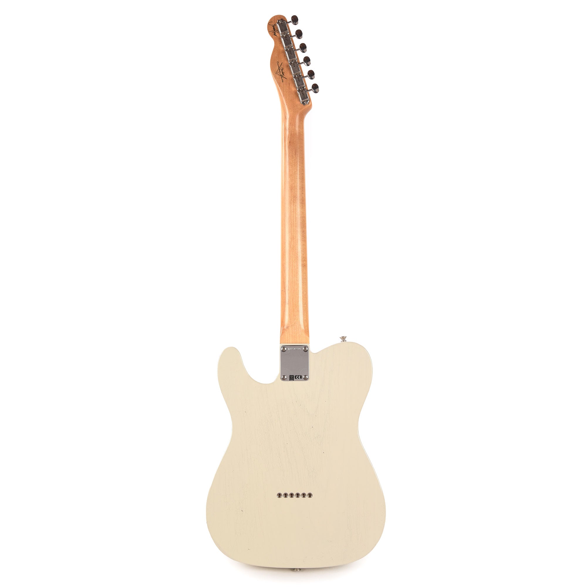 Fender Custom Shop Artist Jimmy Page Signature Telecaster Journeyman Relic White Blonde Electric Guitars