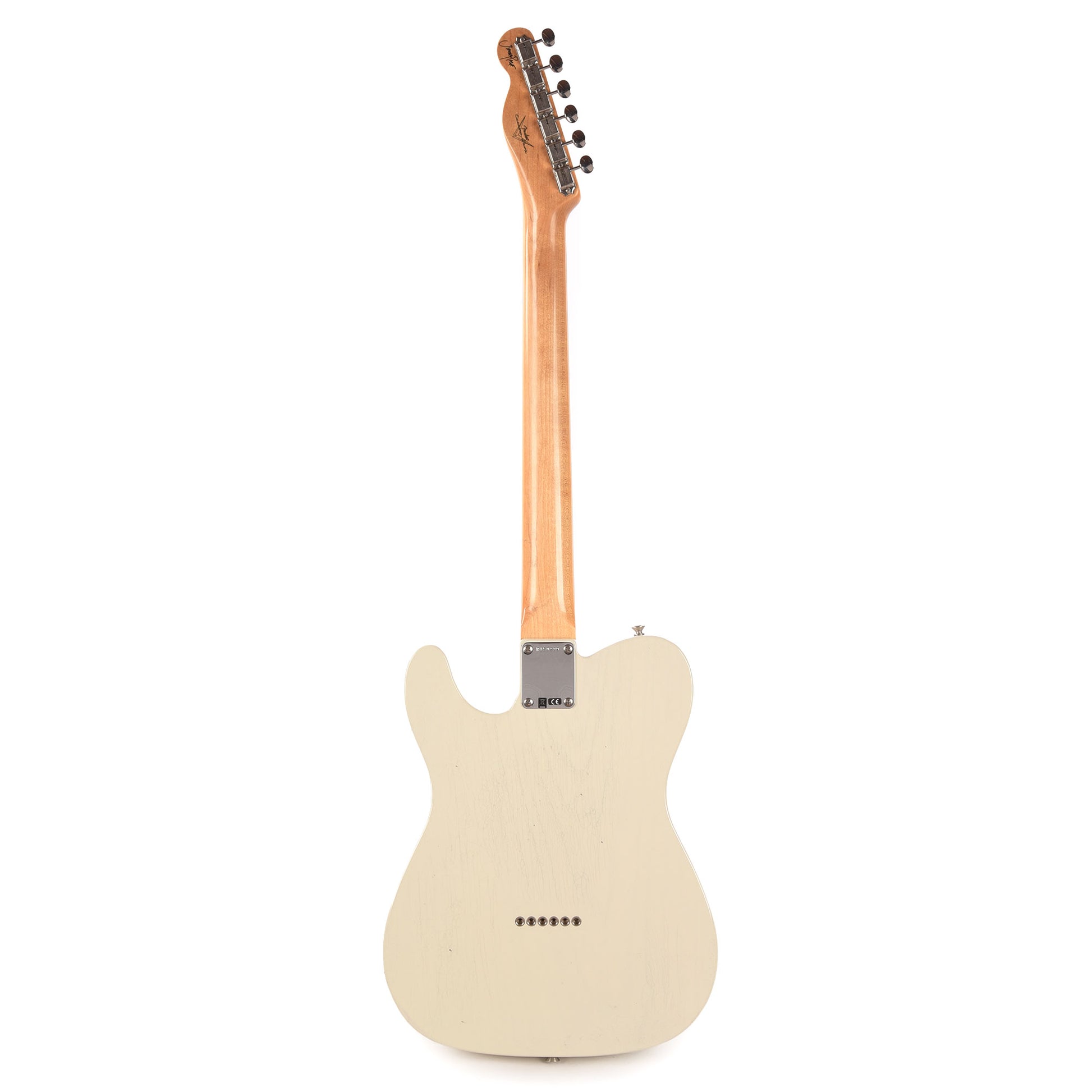 Fender Custom Shop Artist Jimmy Page Signature Telecaster Journeyman Relic White Blonde Electric Guitars
