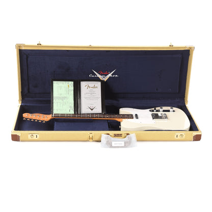 Fender Custom Shop Artist Jimmy Page Signature Telecaster Journeyman Relic White Blonde Electric Guitars