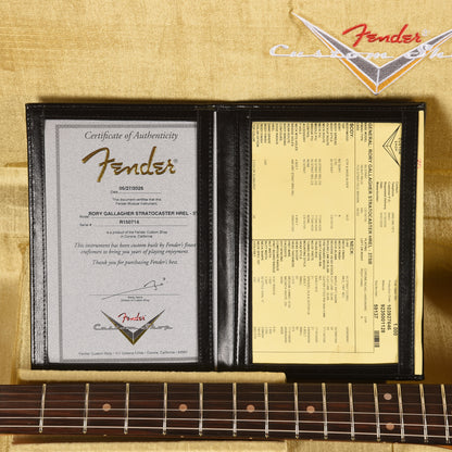 Fender Custom Shop Artist Rory Gallagher Signature Stratocaster Relic 3-Color Sunburst Electric Guitars