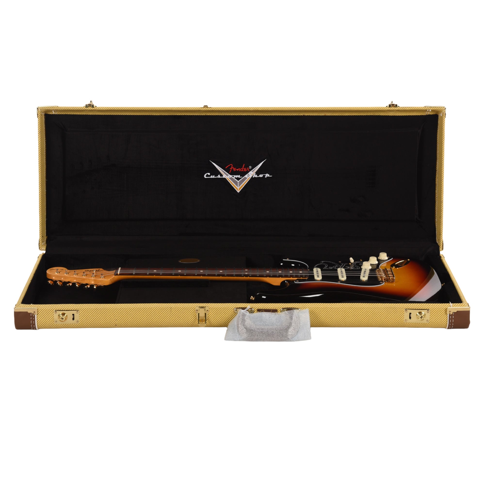 Fender Custom Shop Artist Stevie Ray Vaughan Signature Stratocaster 3-Color Sunburst Electric Guitars