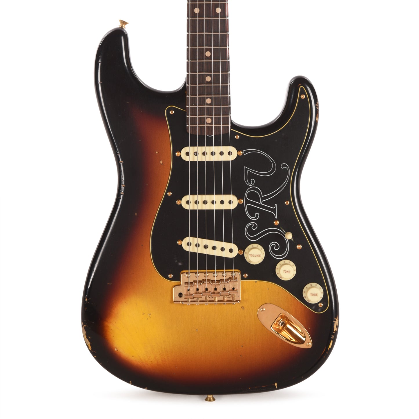 Fender Custom Shop Artist Stevie Ray Vaughan Signature Stratocaster Relic Faded 3-Color Sunburst Electric Guitars