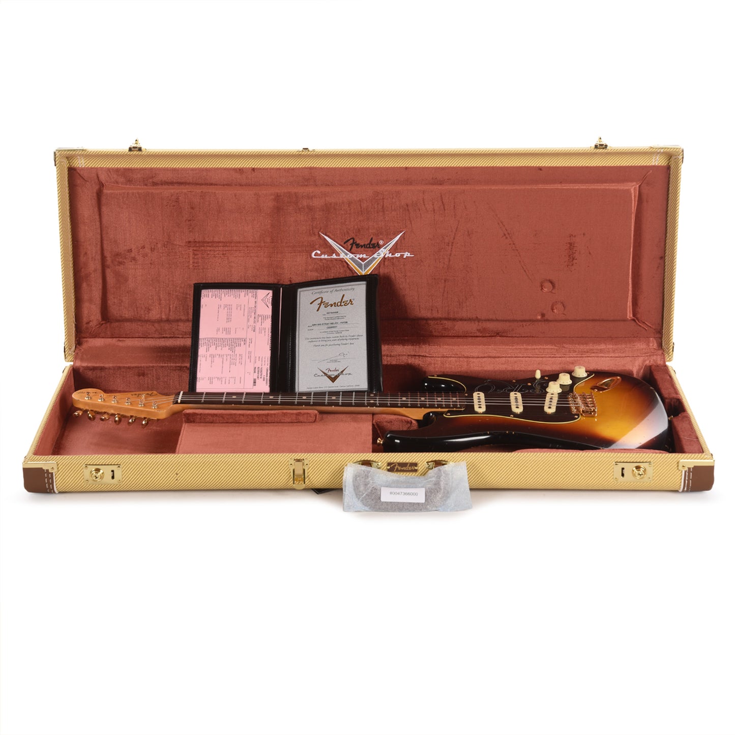 Fender Custom Shop Artist Stevie Ray Vaughan Signature Stratocaster Relic Faded 3-Color Sunburst Electric Guitars