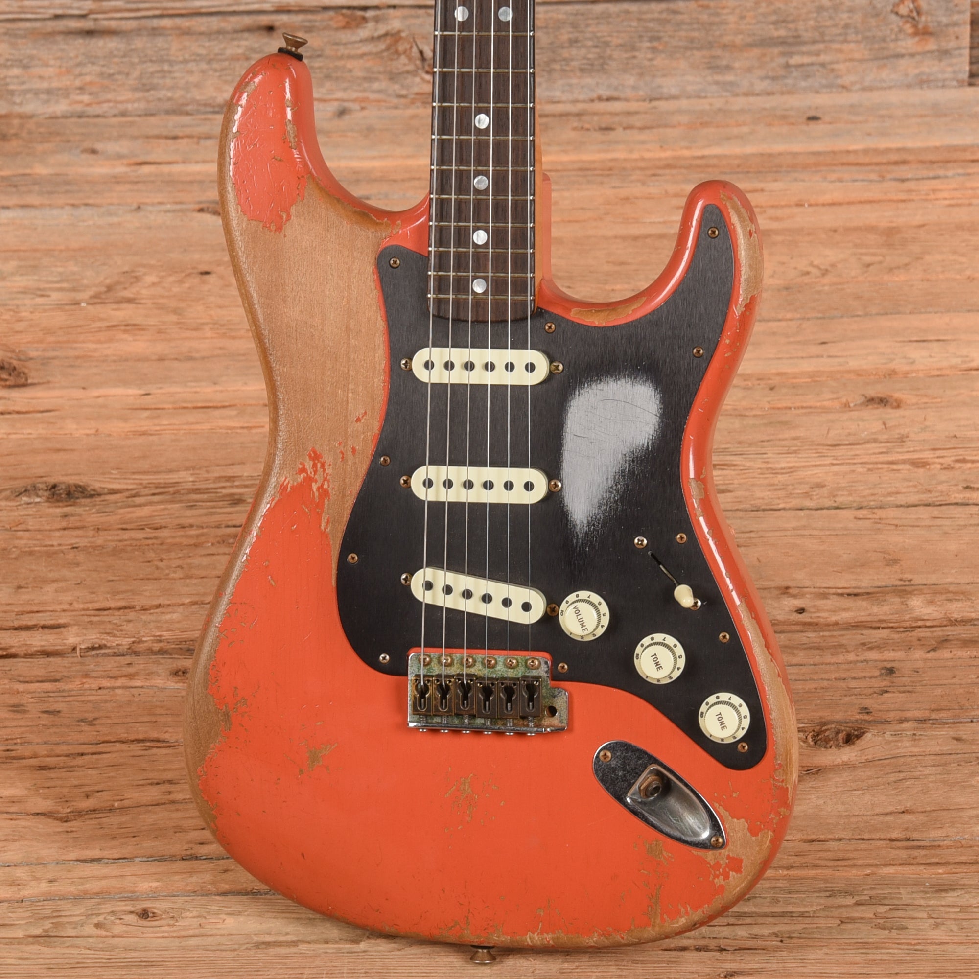 Fender Custom Shop Carlos Lopez Masterbuilt Stratocaster Tahitian Coral 2021 Electric Guitars