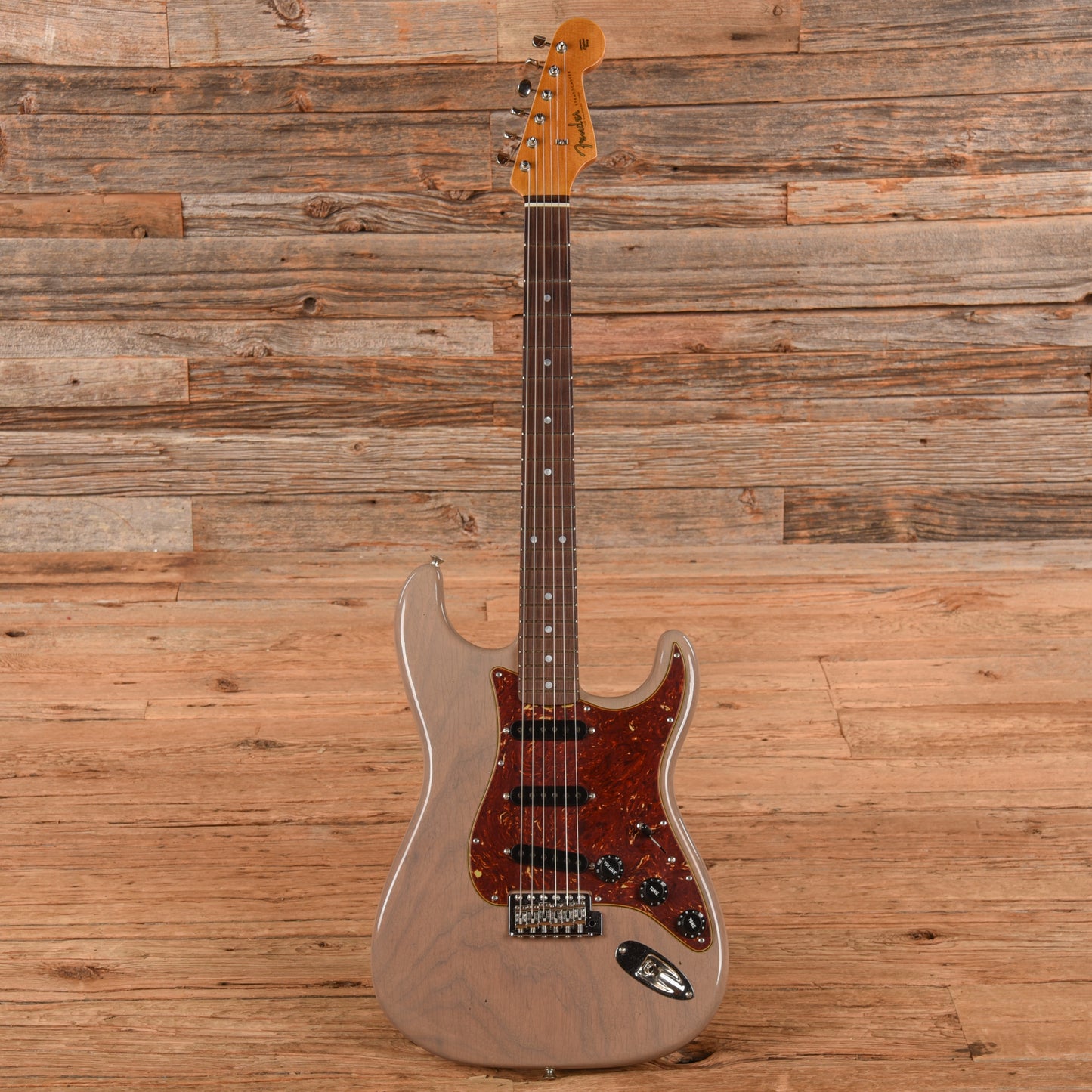 Fender Custom Shop Deluxe Roasted Stratocaster Transparent Brown 2025 Electric Guitars