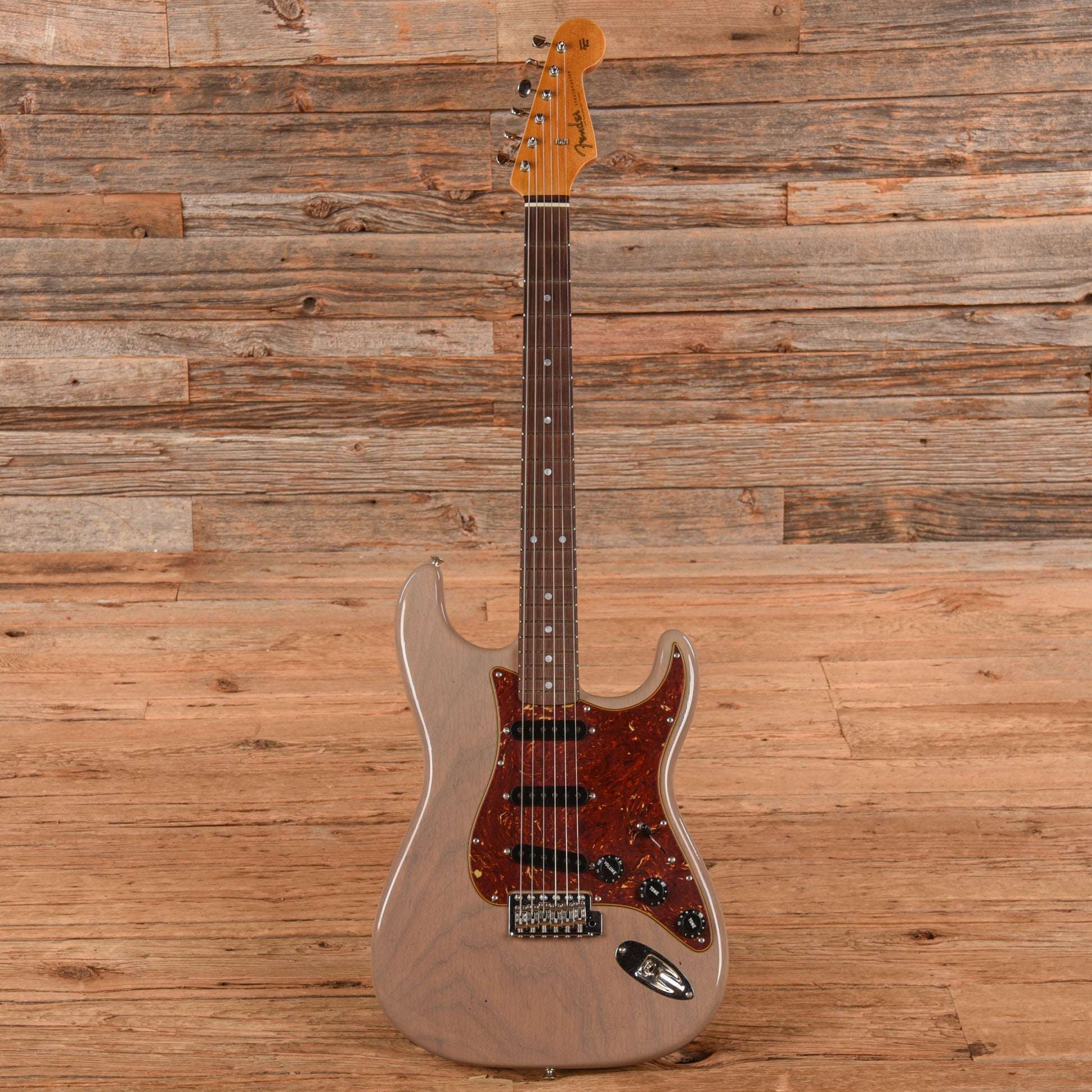 Fender Custom Shop Deluxe Roasted Stratocaster Transparent Brown 2025 Electric Guitars