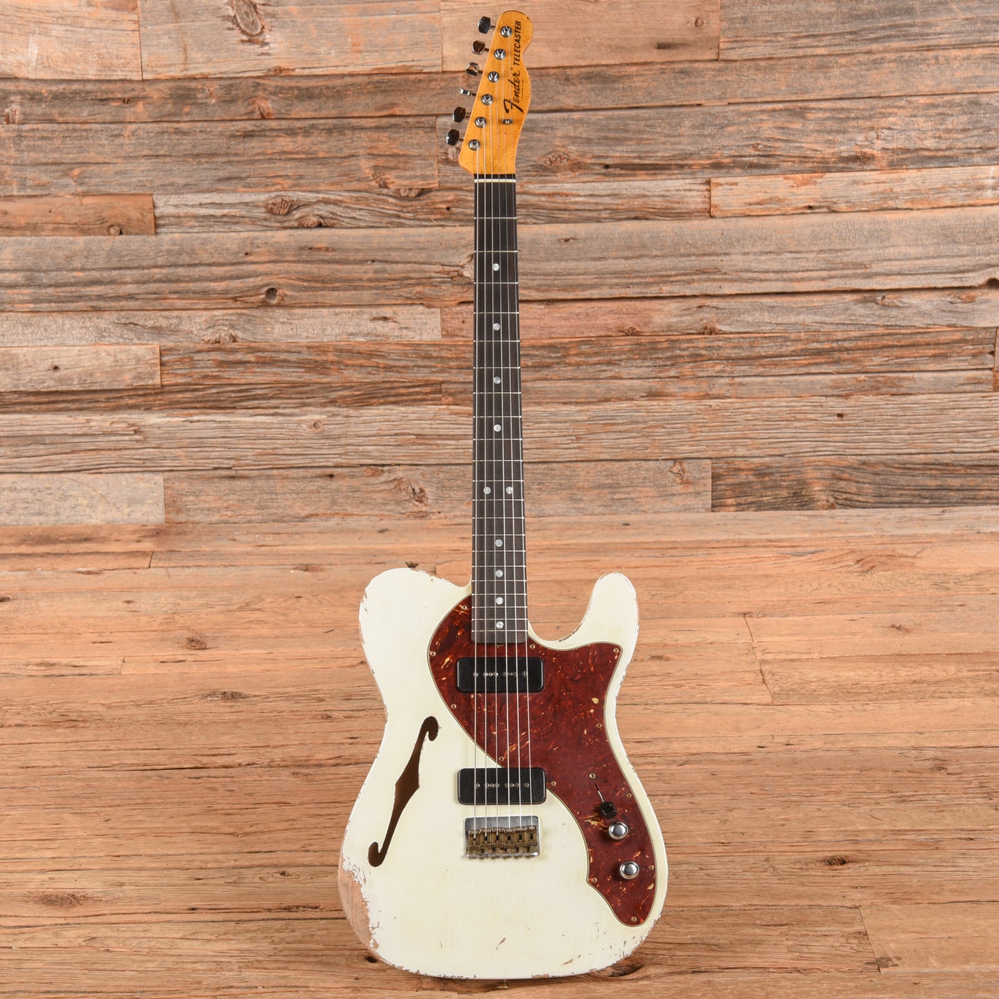 Fender Custom Shop Greg Fessler Masterbuilt '68 Telecaster Thinline Olympic White 2025 Electric Guitars