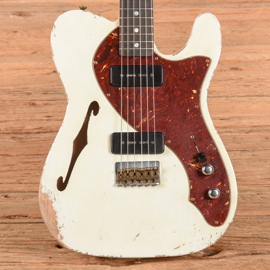 Fender Custom Shop Greg Fessler Masterbuilt '68 Telecaster Thinline Olympic White 2025 Electric Guitars