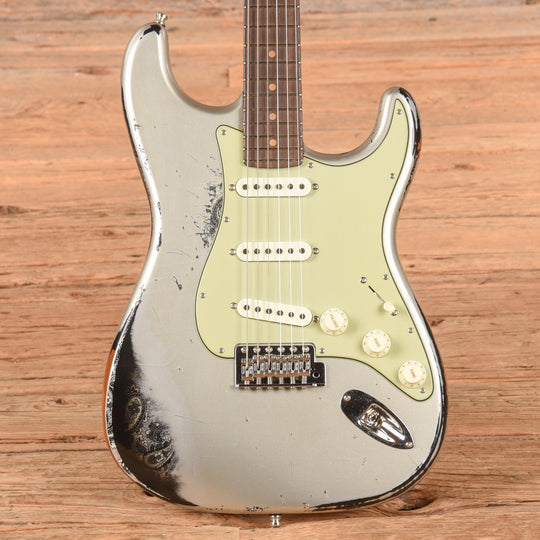 Fender Custom Shop GT11 Stratocaster Heavy Relic Inca Silver over Black Paisley 2025 Electric Guitars