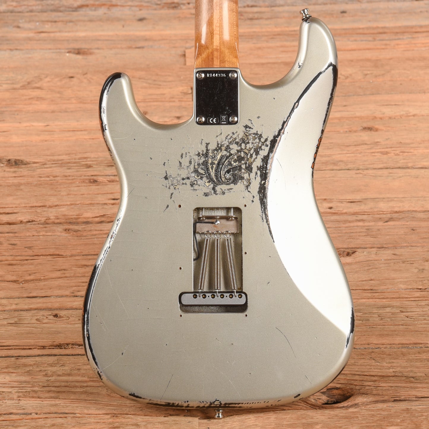 Fender Custom Shop GT11 Stratocaster Heavy Relic Inca Silver over Black Paisley 2025 Electric Guitars