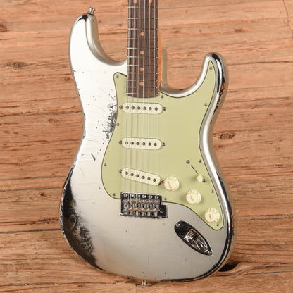 Fender Custom Shop GT11 Stratocaster Heavy Relic Inca Silver over Black Paisley 2025 Electric Guitars