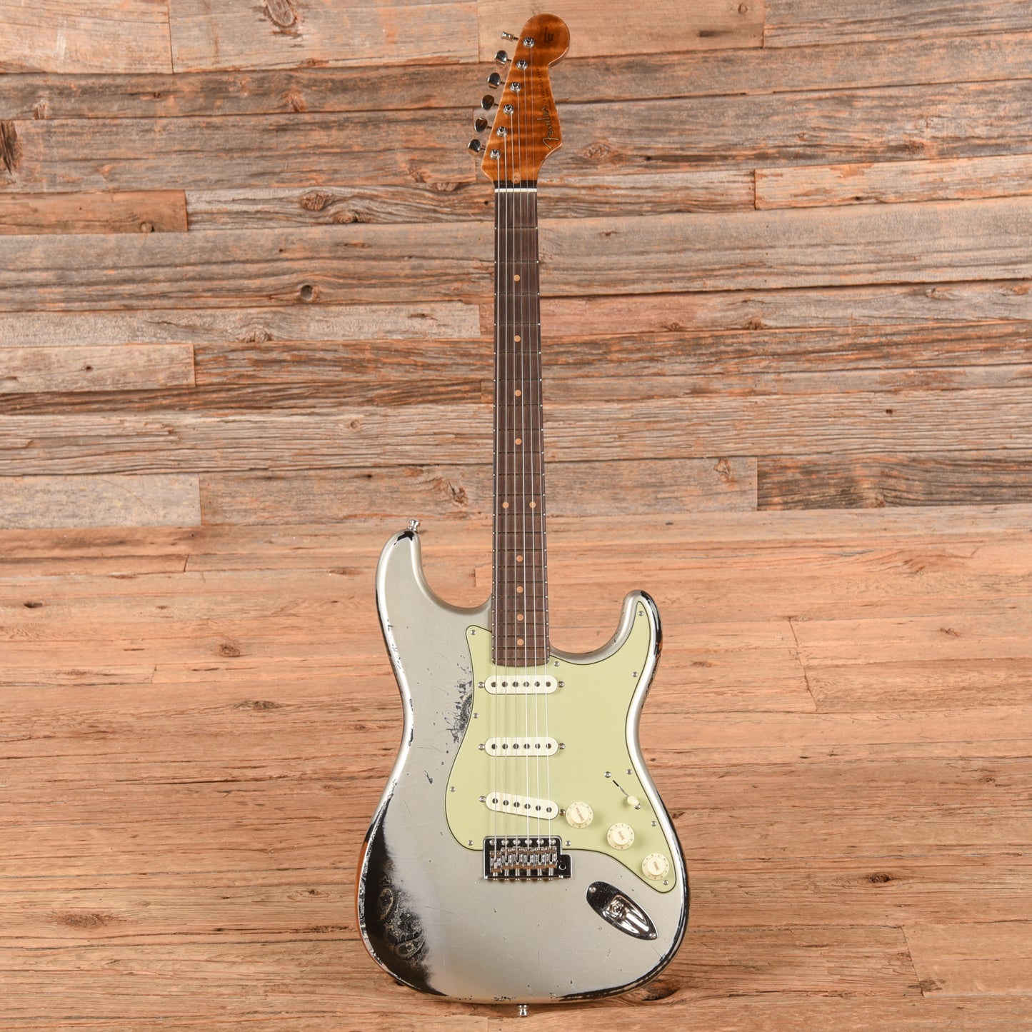 Fender Custom Shop GT11 Stratocaster Heavy Relic Inca Silver over Black Paisley 2025 Electric Guitars