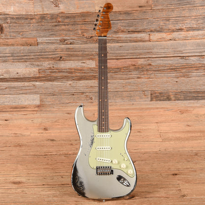 Fender Custom Shop GT11 Stratocaster Heavy Relic Inca Silver over Black Paisley 2025 Electric Guitars