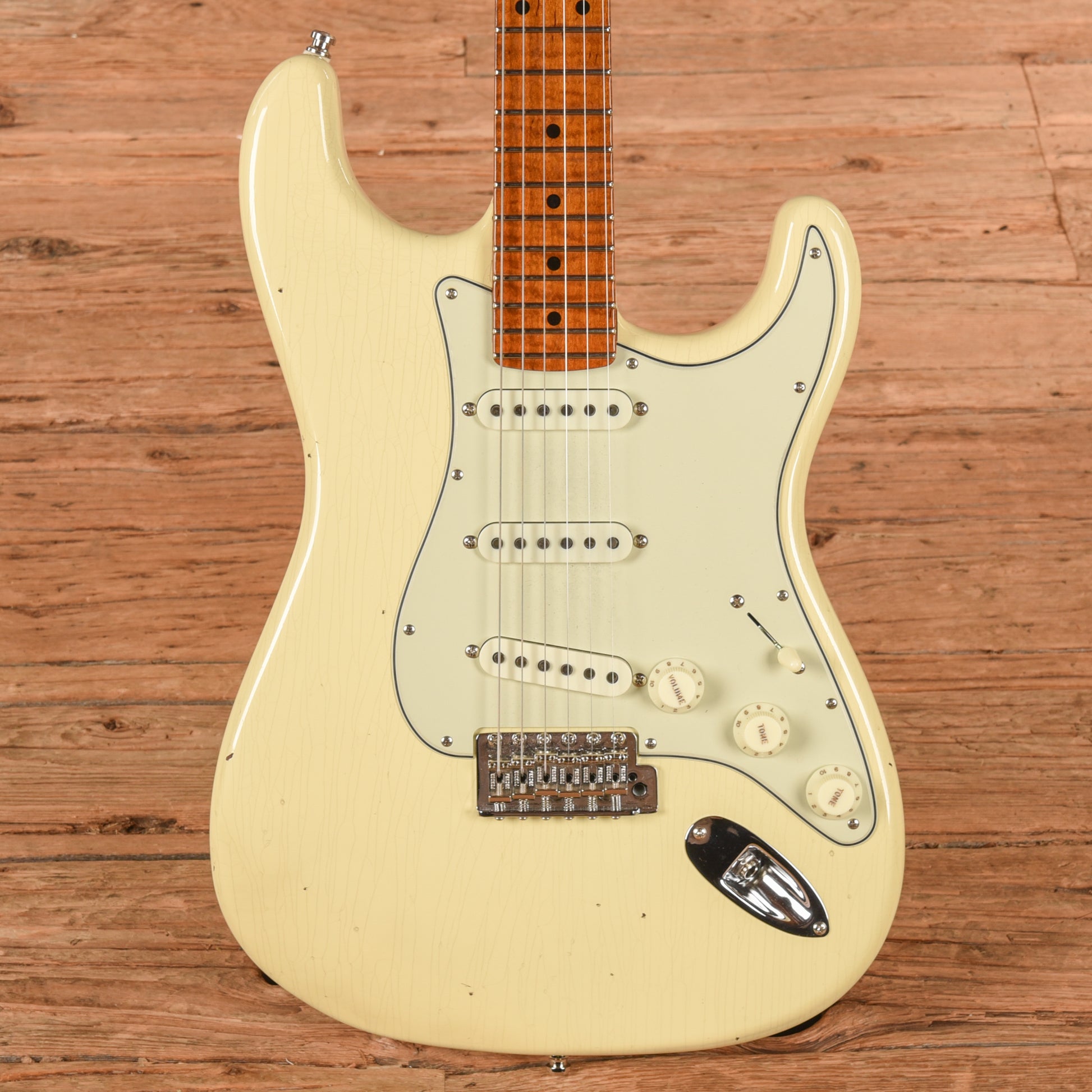Fender Custom Shop GT11 Stratocaster Journeyman Relic Vintage White 2023 Electric Guitars