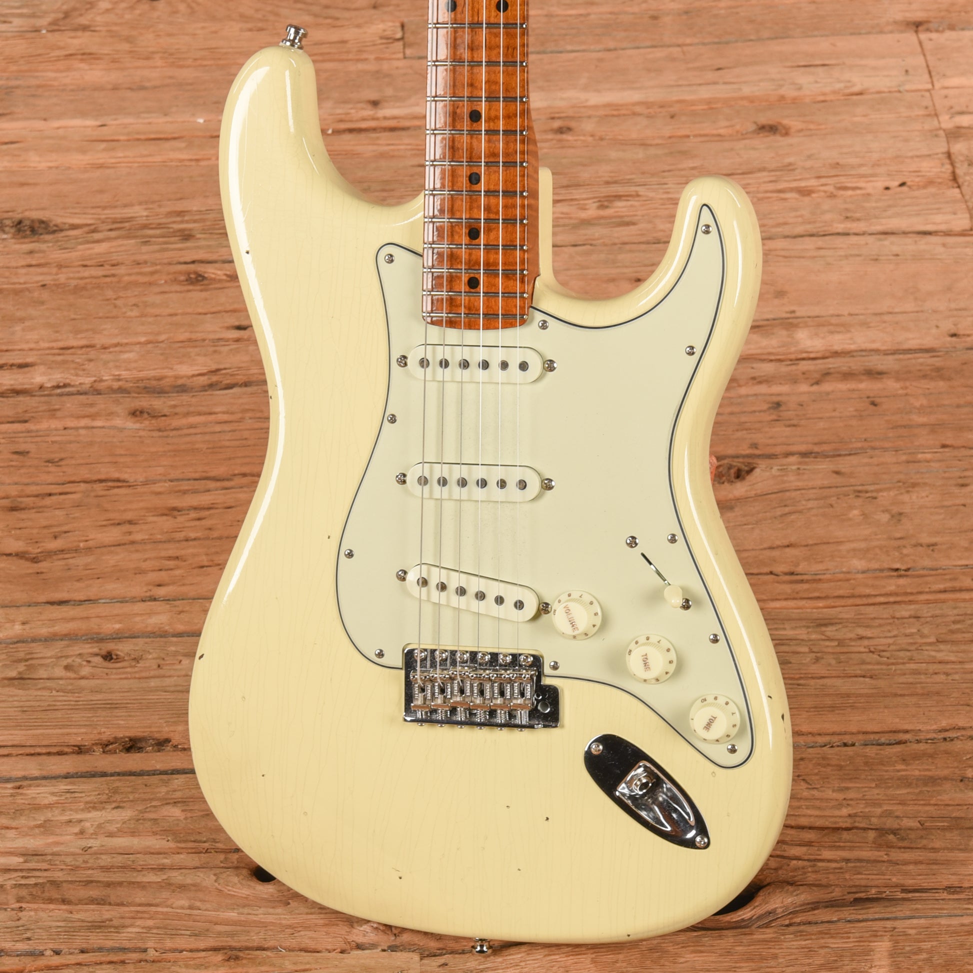 Fender Custom Shop GT11 Stratocaster Journeyman Relic Vintage White 2023 Electric Guitars