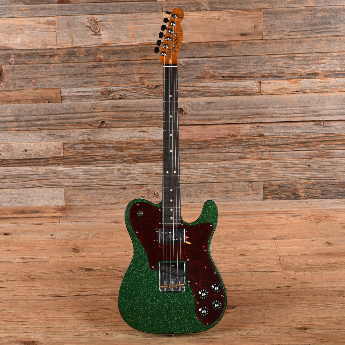 Fender Custom Shop Levi Perry Masterbuilt Telecaster Deluxe Metallic Green 2022 Electric Guitars