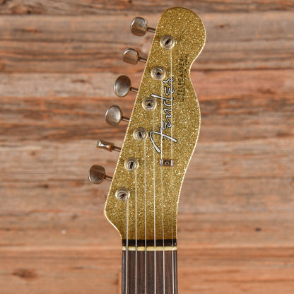 Fender Custom Shop Limited CuNiFe Telecaster Journeyman Relic Gold Sparkle 2022 Electric Guitars