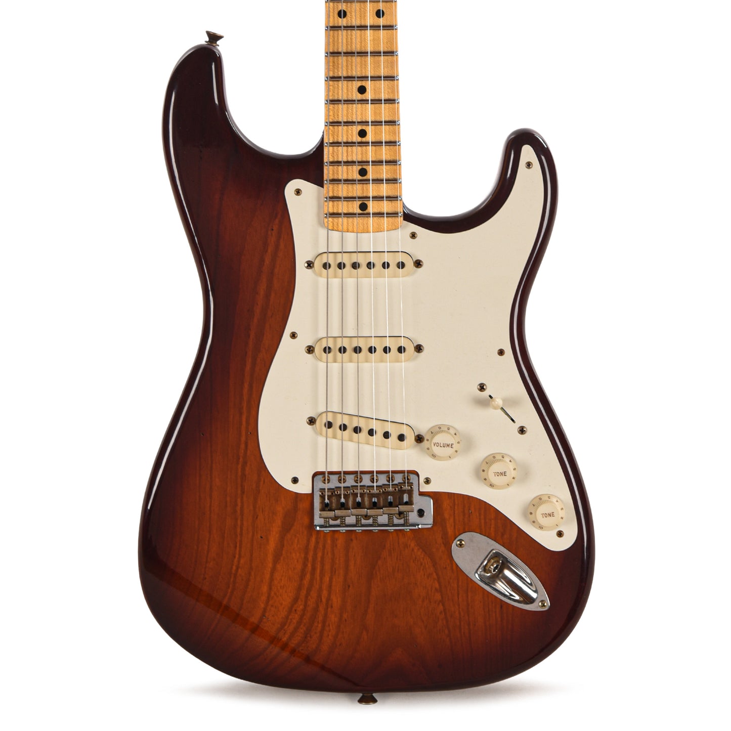 Fender Custom Shop Limited Edition 1956 Stratocaster Journeyman Relic Aged Violin Burst Electric Guitars